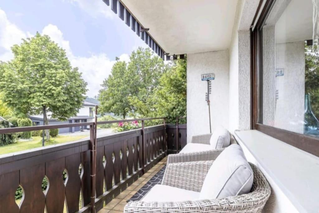 Apartment Mit Kamin-Sonnendurchflutet-Balkon Winterberg Bagian luar foto